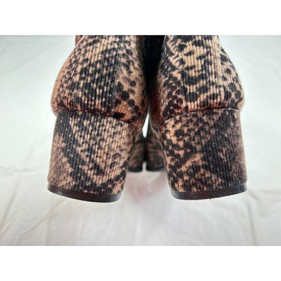 Scoop NYC Faux Snakeskin Print Ankle Boots Women's Size 6 - Picture 10 of 12